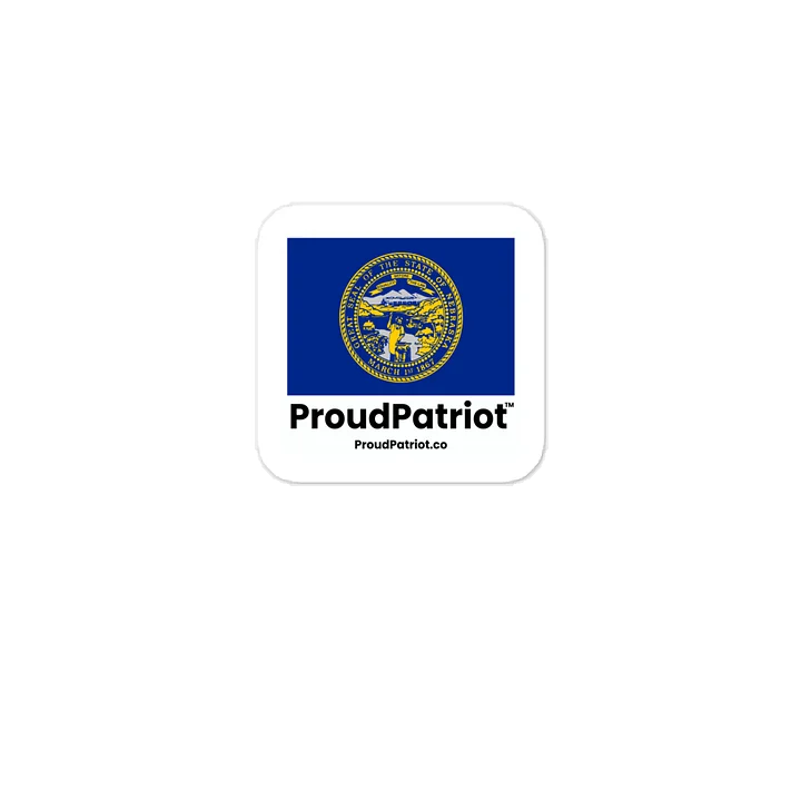 Nebraska State Flag Vinyl Sticker product image (1)