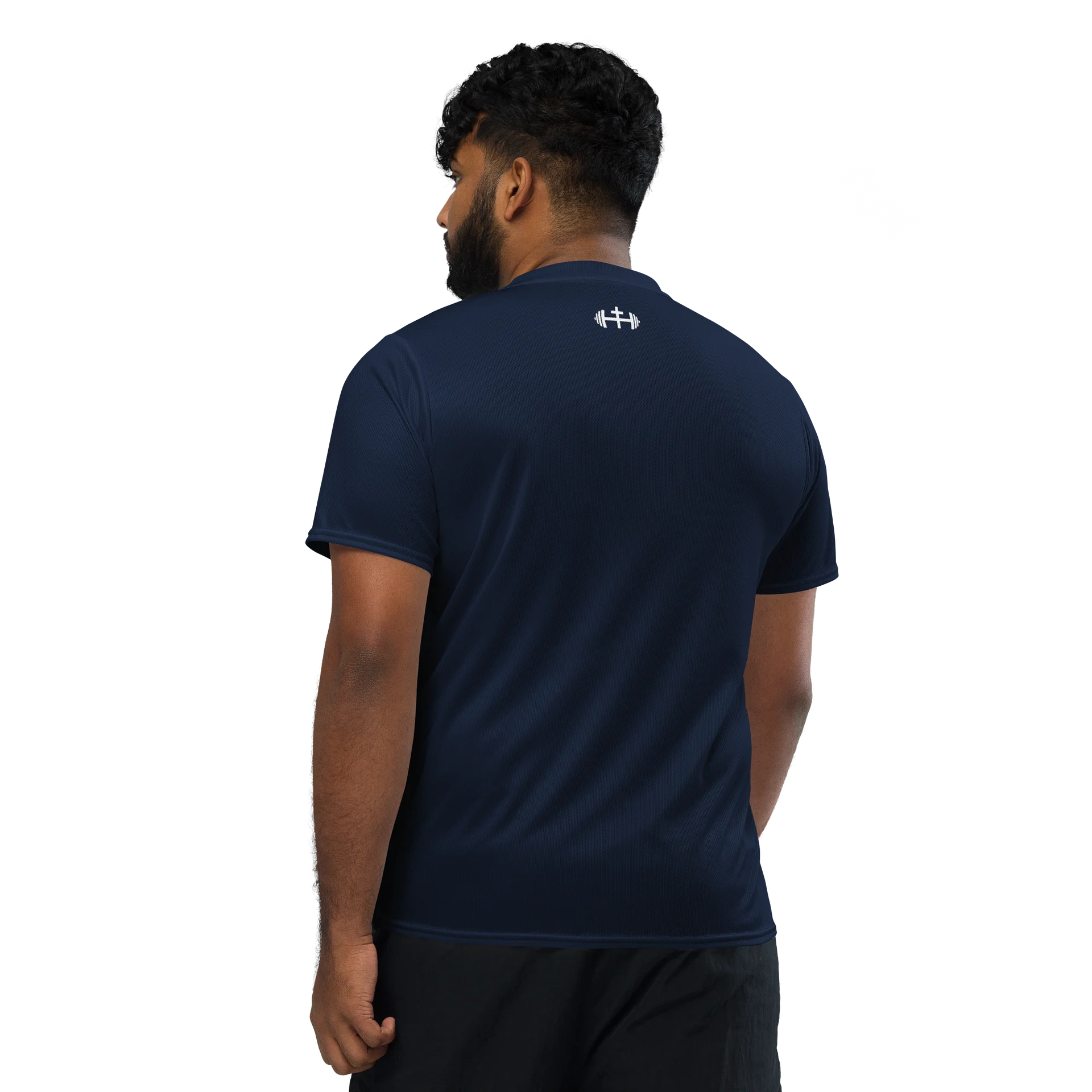 His House Mens Performance V-Neck T-Shirt - Navy product image (3)
