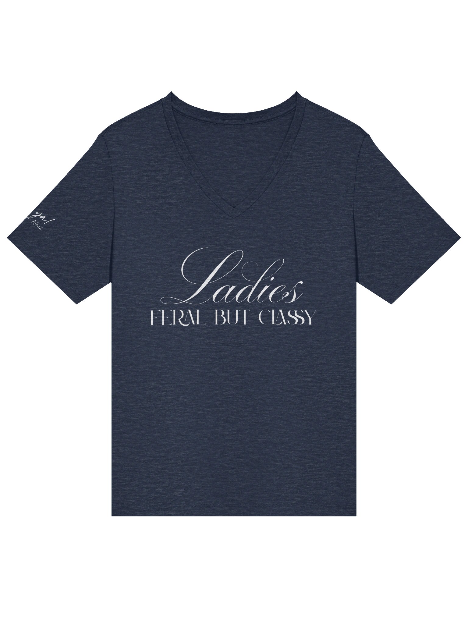 Ladies - Feral But Classy (v-neck) product image (25)