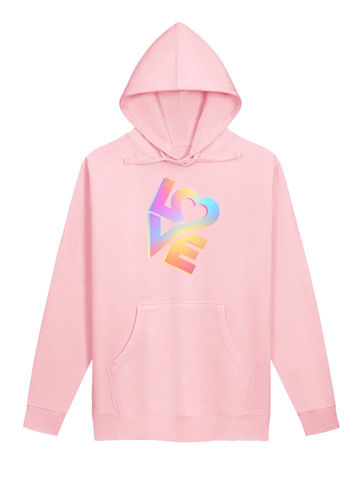 LOVE - Midweight Hoodie (Unisex) - Gradient product image (1)