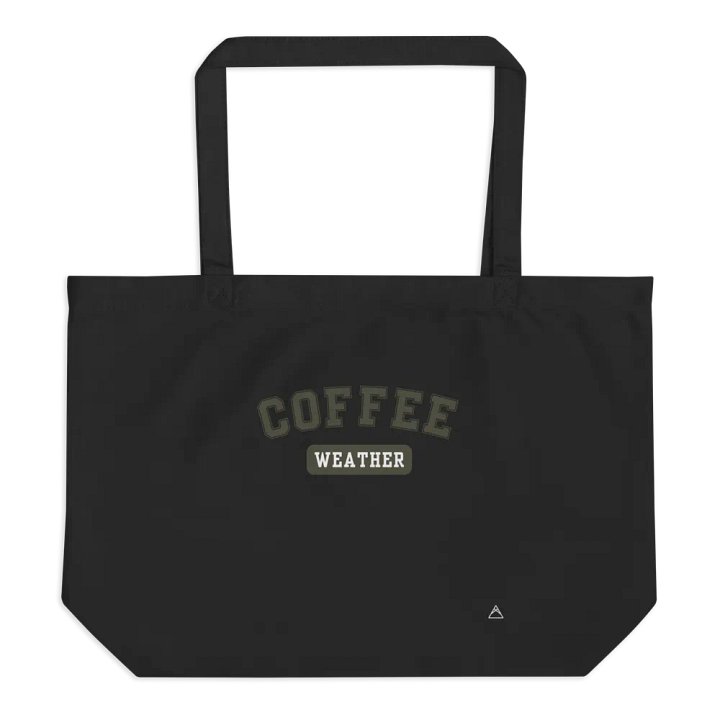 Coffee Weather | Black Tote (Evergreen) product image (1)