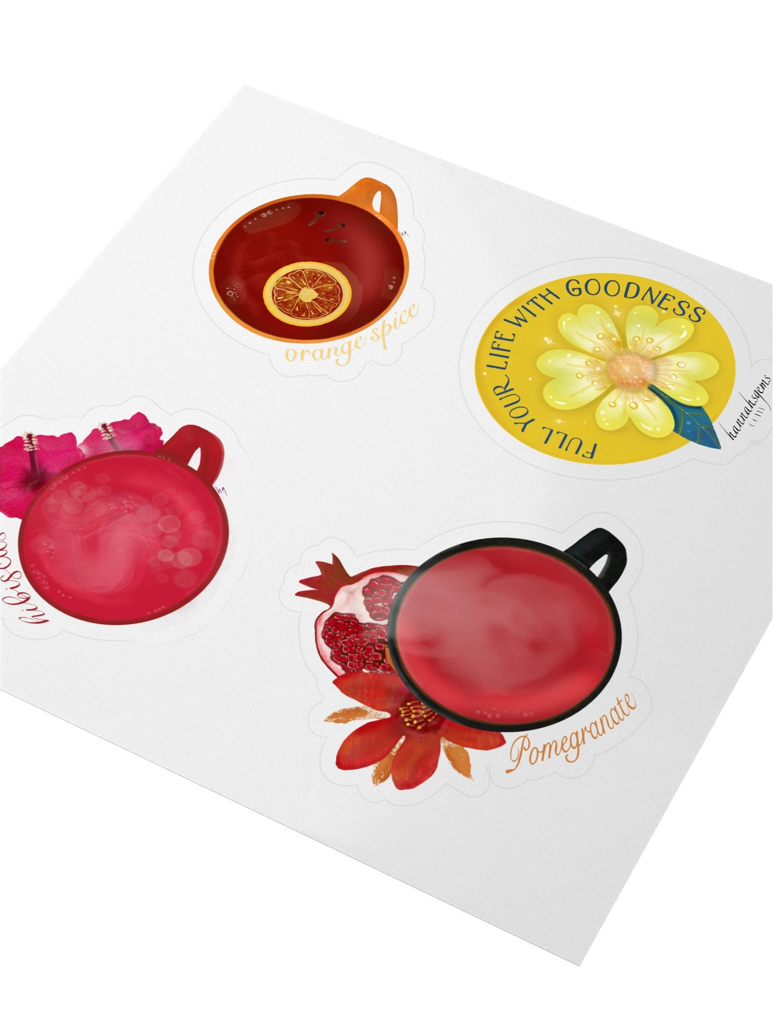 Botanical Tea Stickers product image (3)