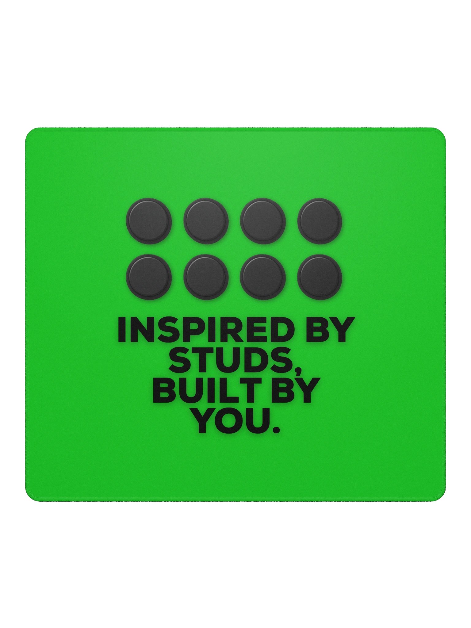 Inspired by Studs (Green) Mouse Pad product image (1)