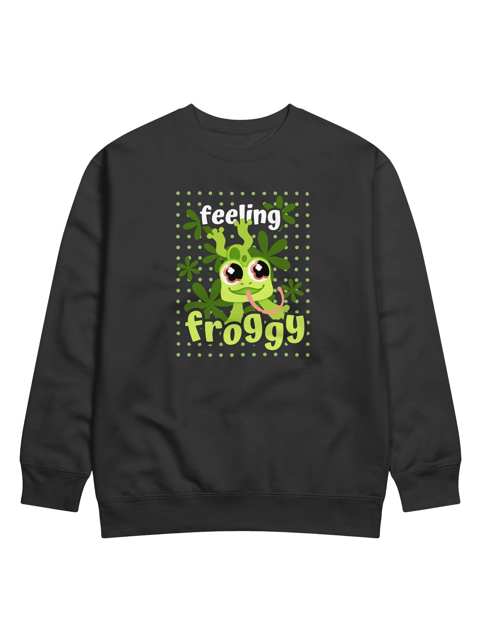 Feeling Froggy Sweatshirt (dark) product image (1)