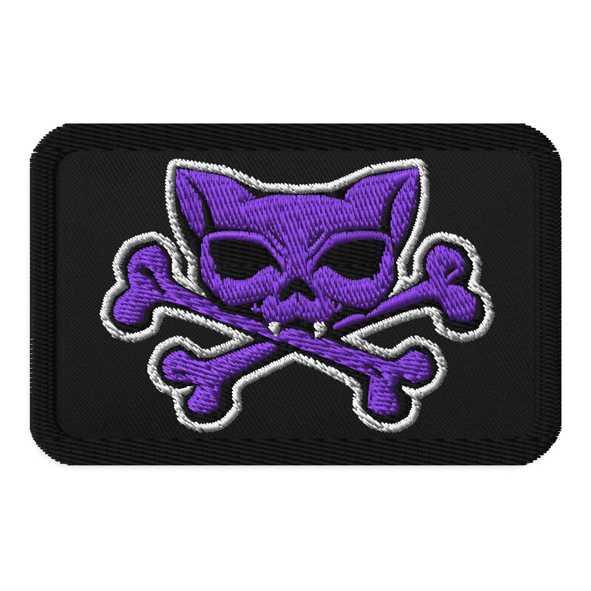Purple Kat Skull Patch product image (1)