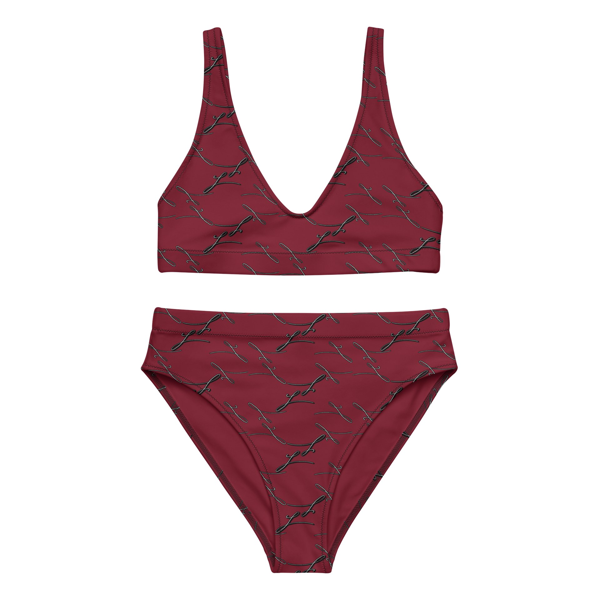Toasted Merlot | High Waisted Bikini product image (2)