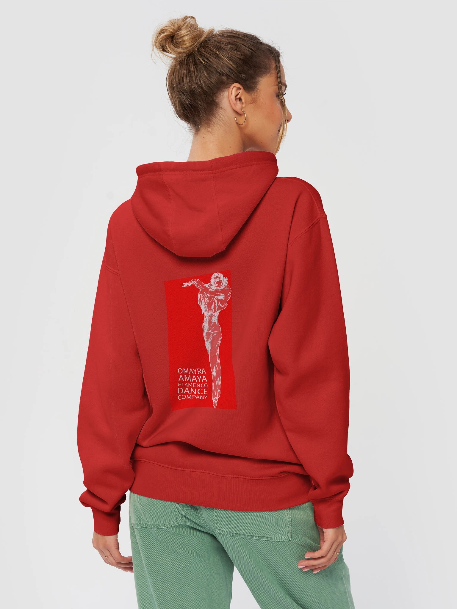 "Carmen" Red Hoodie product image (4)