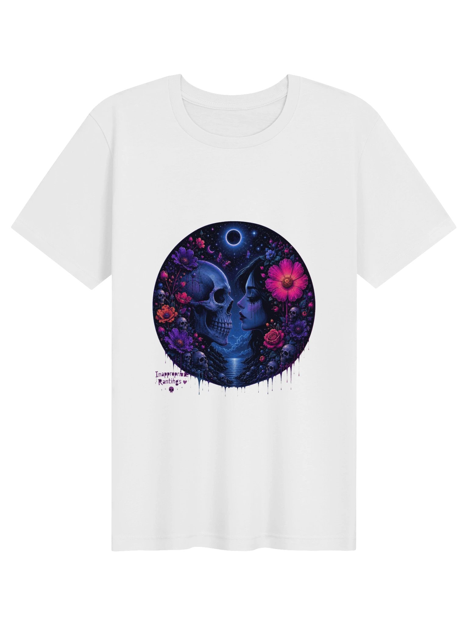 Inappropriate Rantings Skull & Cosmic T-Shirt product image (1)