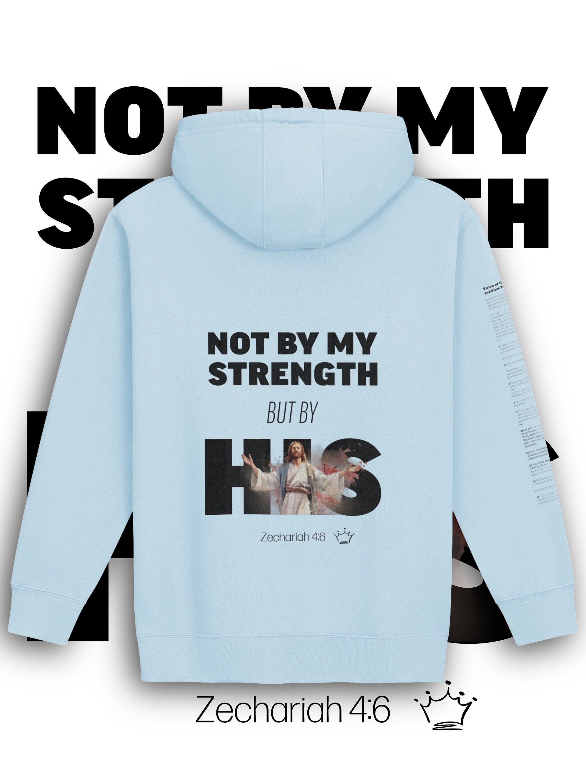Not By My Strength - Cotton Heritage Unisex Premium Hoodie by Cotton Heritage product image (6)