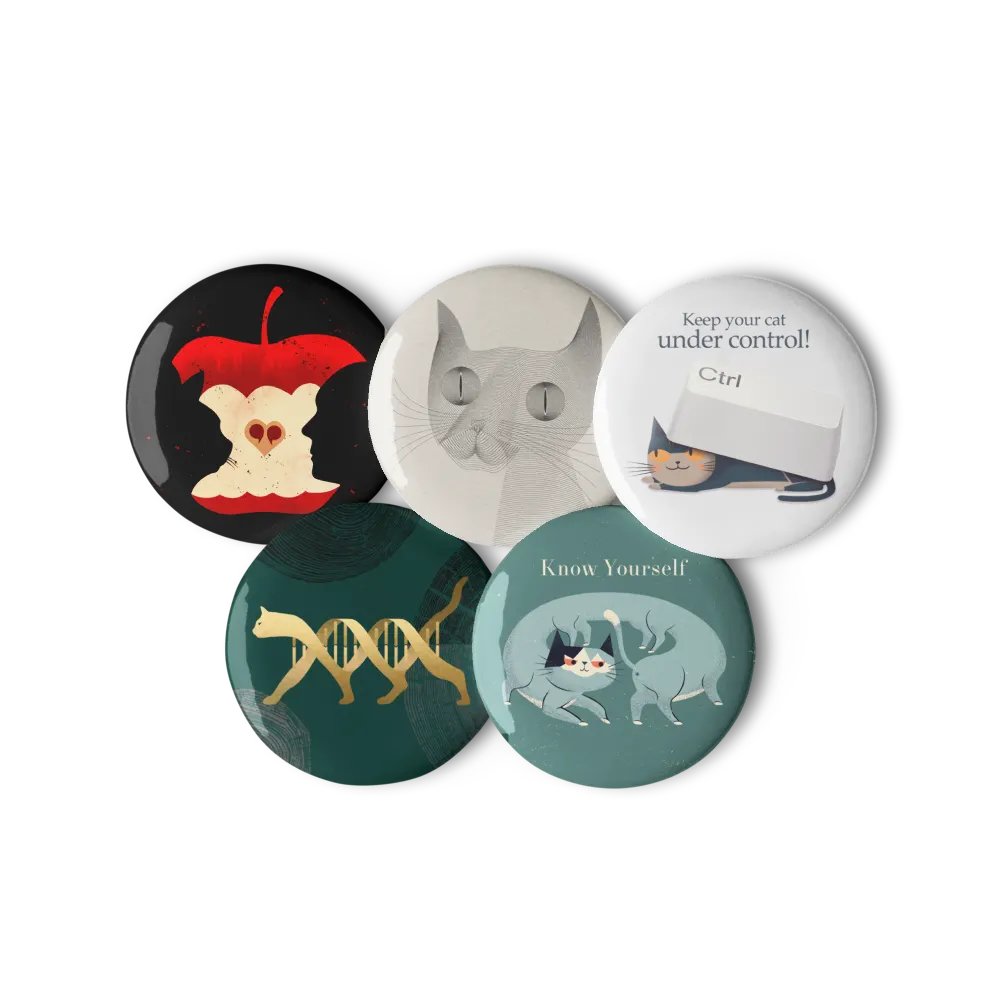 Pin Buttons Collection 4 (5 pcs) product image (1)