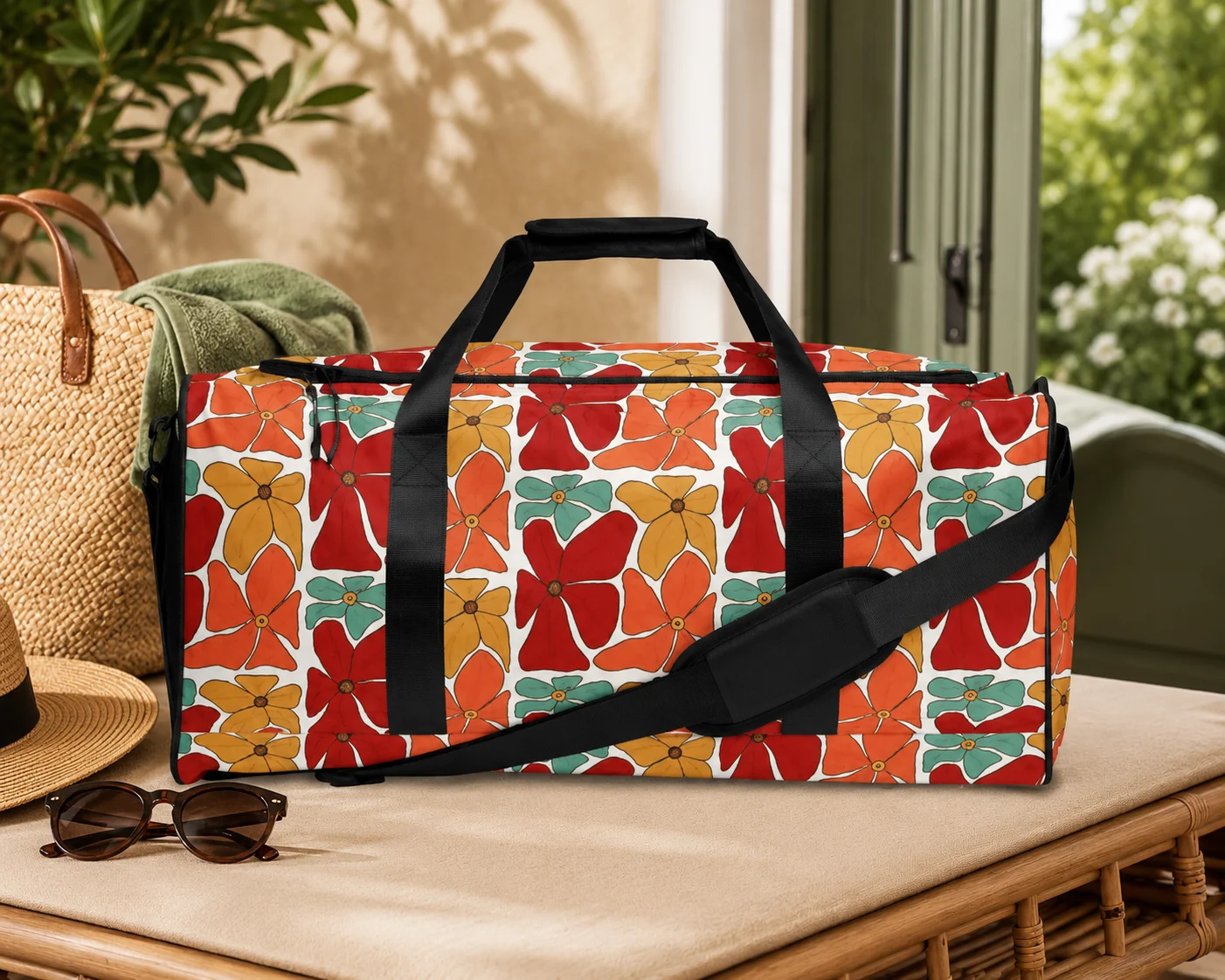 Petals and Olives Duffle Bag product image (1)