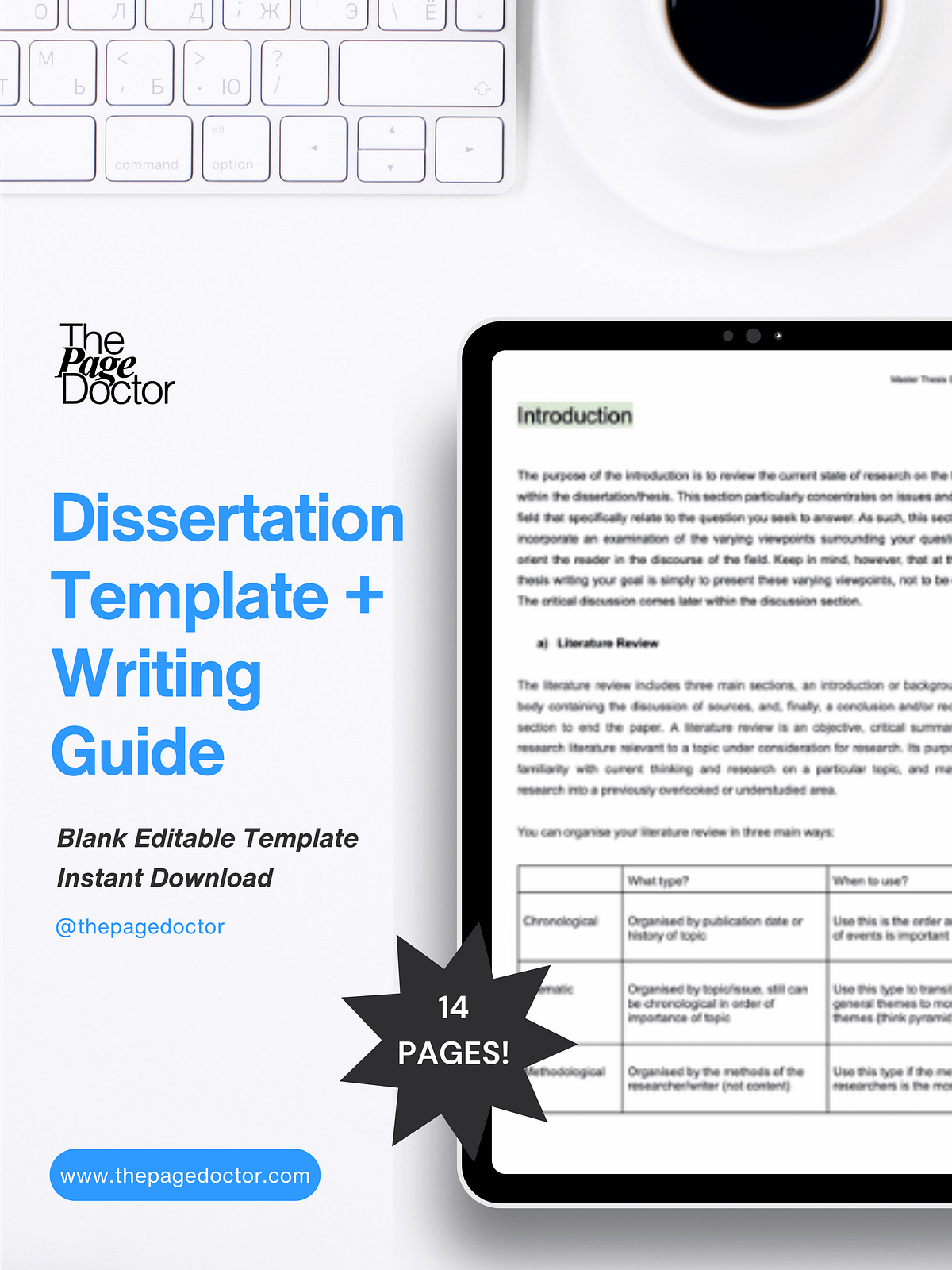 Dissertation Template + Writing Guide eBook (Research-Based) | Dr Amina ...