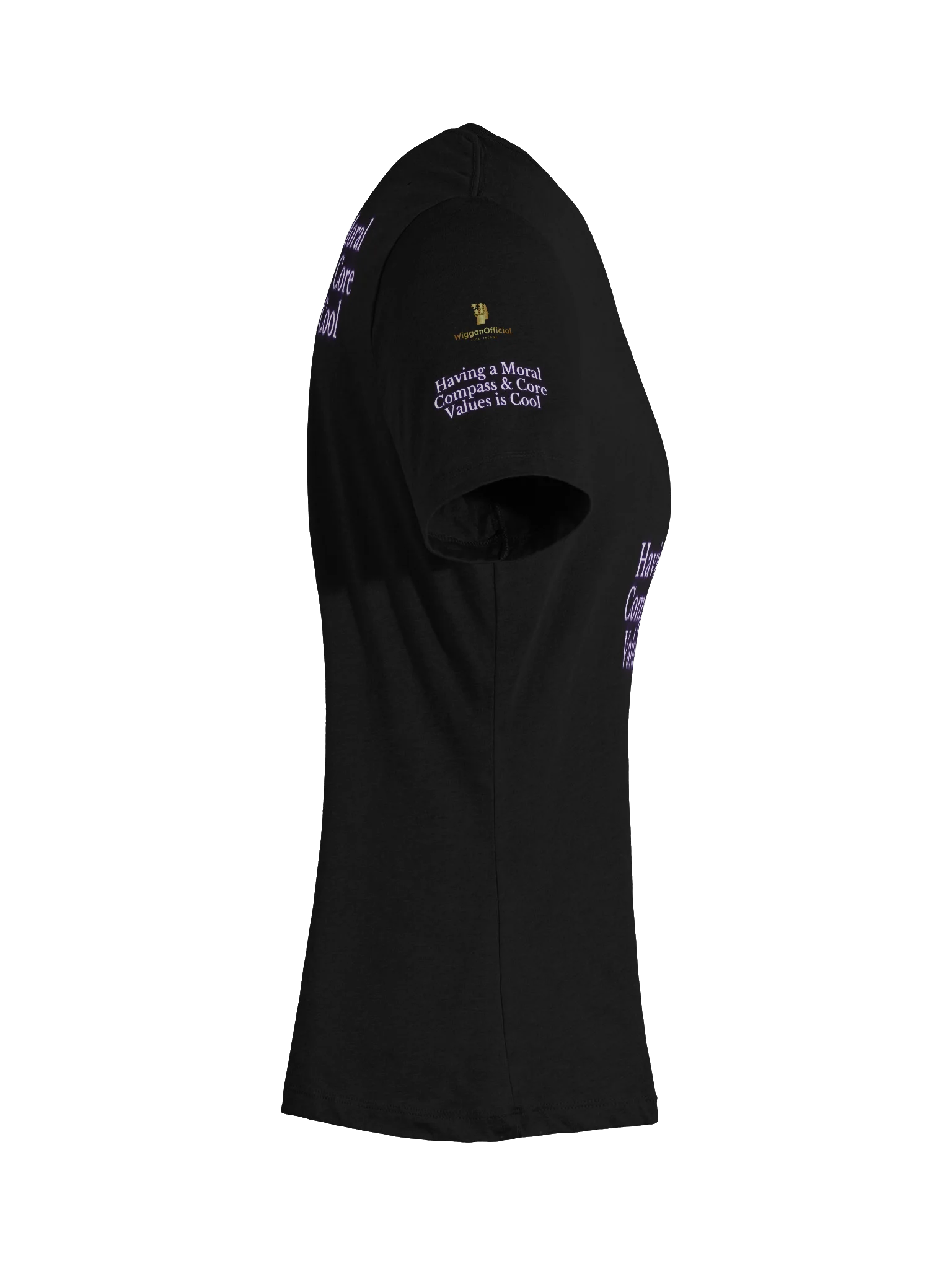 WigganOfficial “Having a Moral Compass & Core Values Is Cool” Women's Relaxed V-Neck T-Shirt product image (11)
