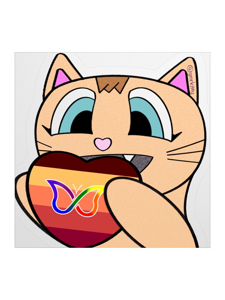 ADHD Pride Kitty Sticker product image (3)