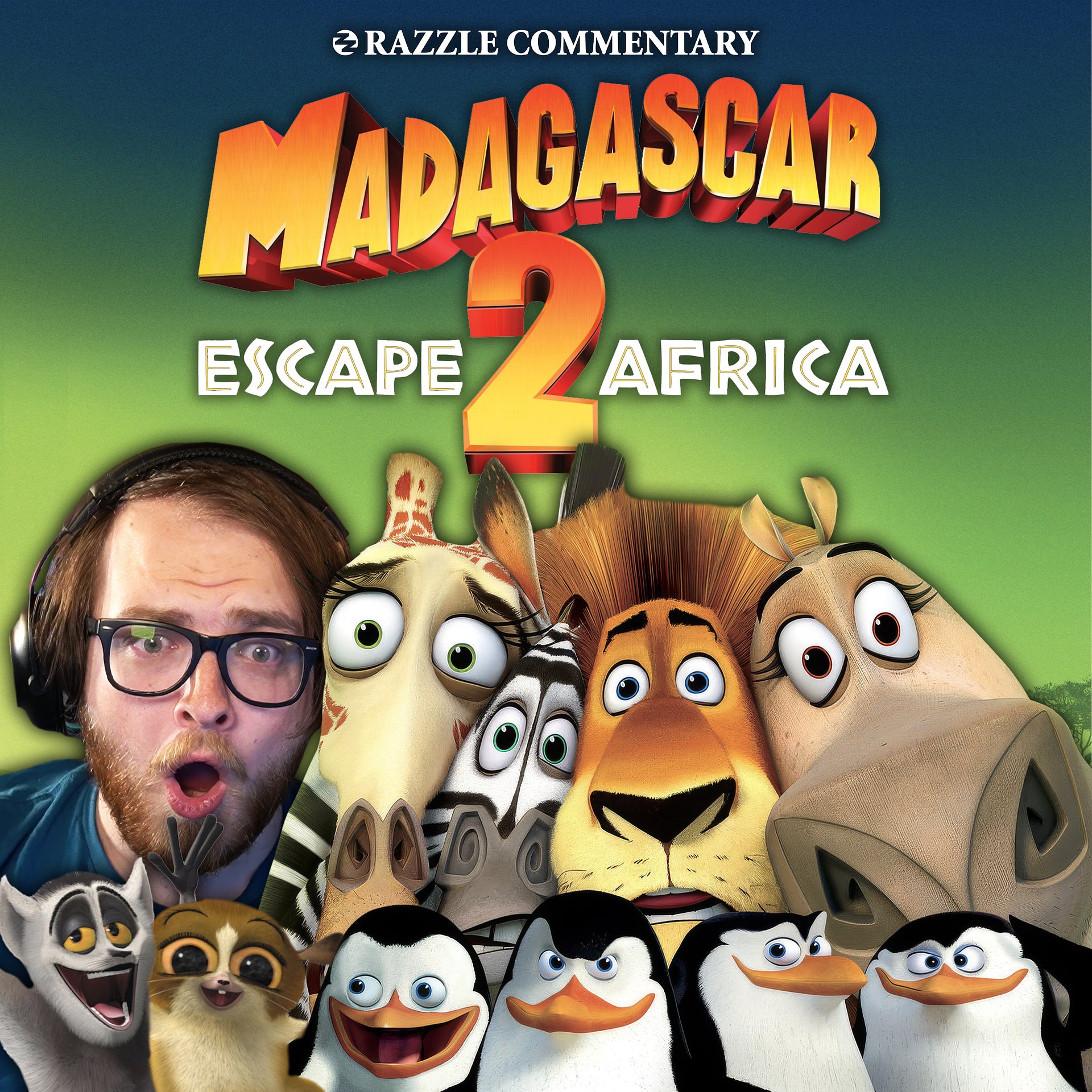 Madagascar: Escape 2 Africa (2009) - RAZZLE Commentary Full Audio Track product image (1)