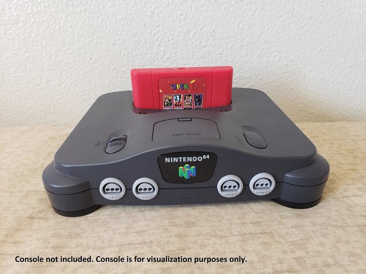Super 64 Retro N64 Game Cart - 590 in 1 Nintendo Cartridge USA/EUR/Japan - Video Gaming product image (1)