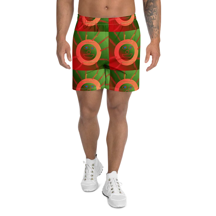 Happy Face All-Over Print Athletic Shorts product image (1)