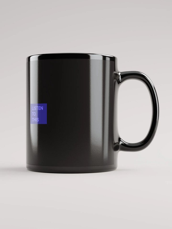 Sonic Serenity Black Glossy Mug product image (2)