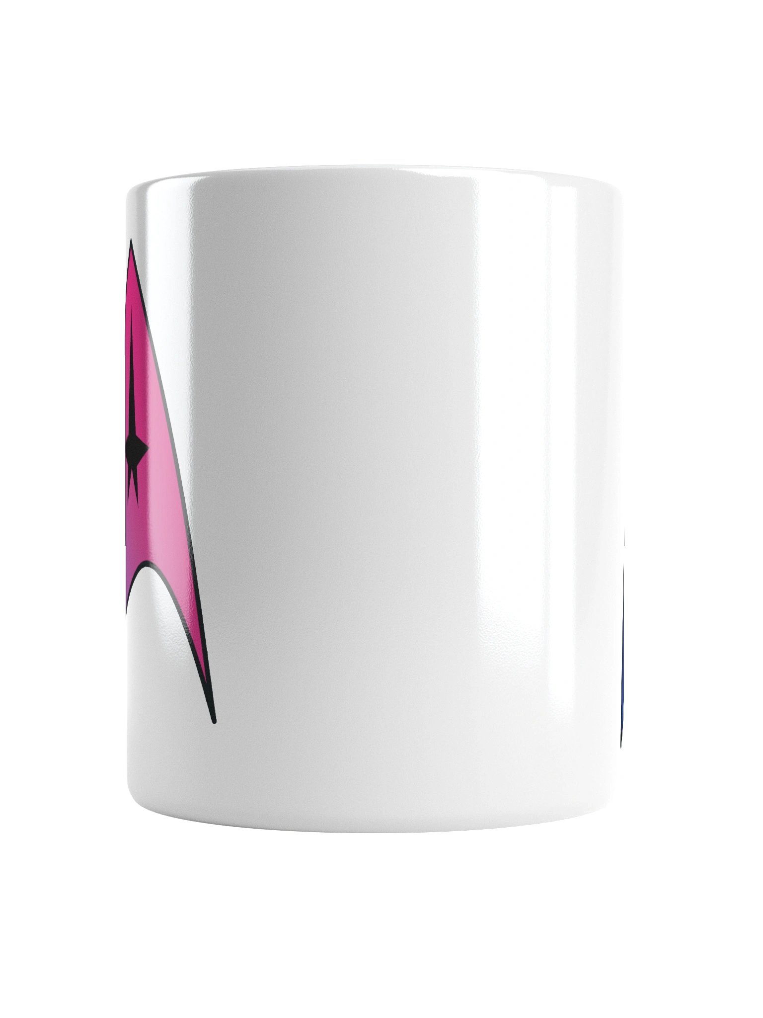 Bisexual Pride Gradient Starfleet Mug product image (5)