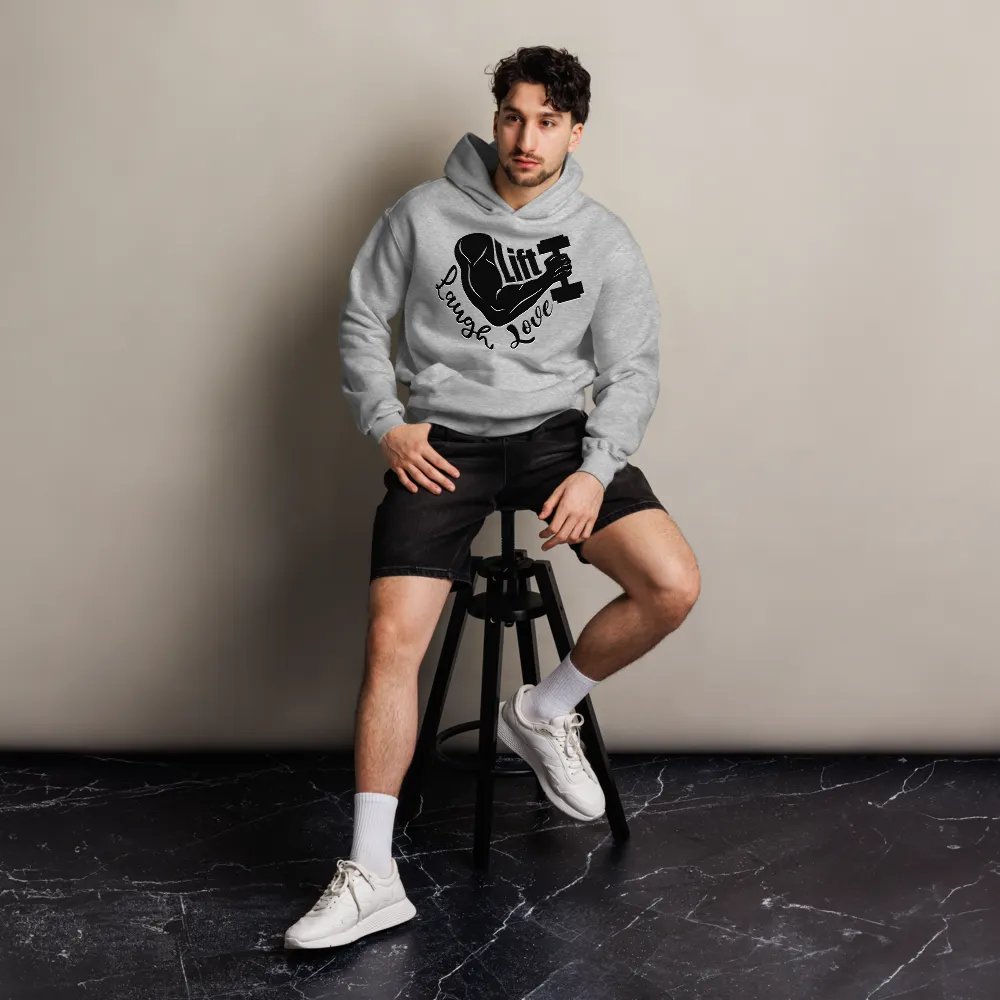 Lift Laugh Love Dark Mode Flex Pump Cover Hoodie product image (5)