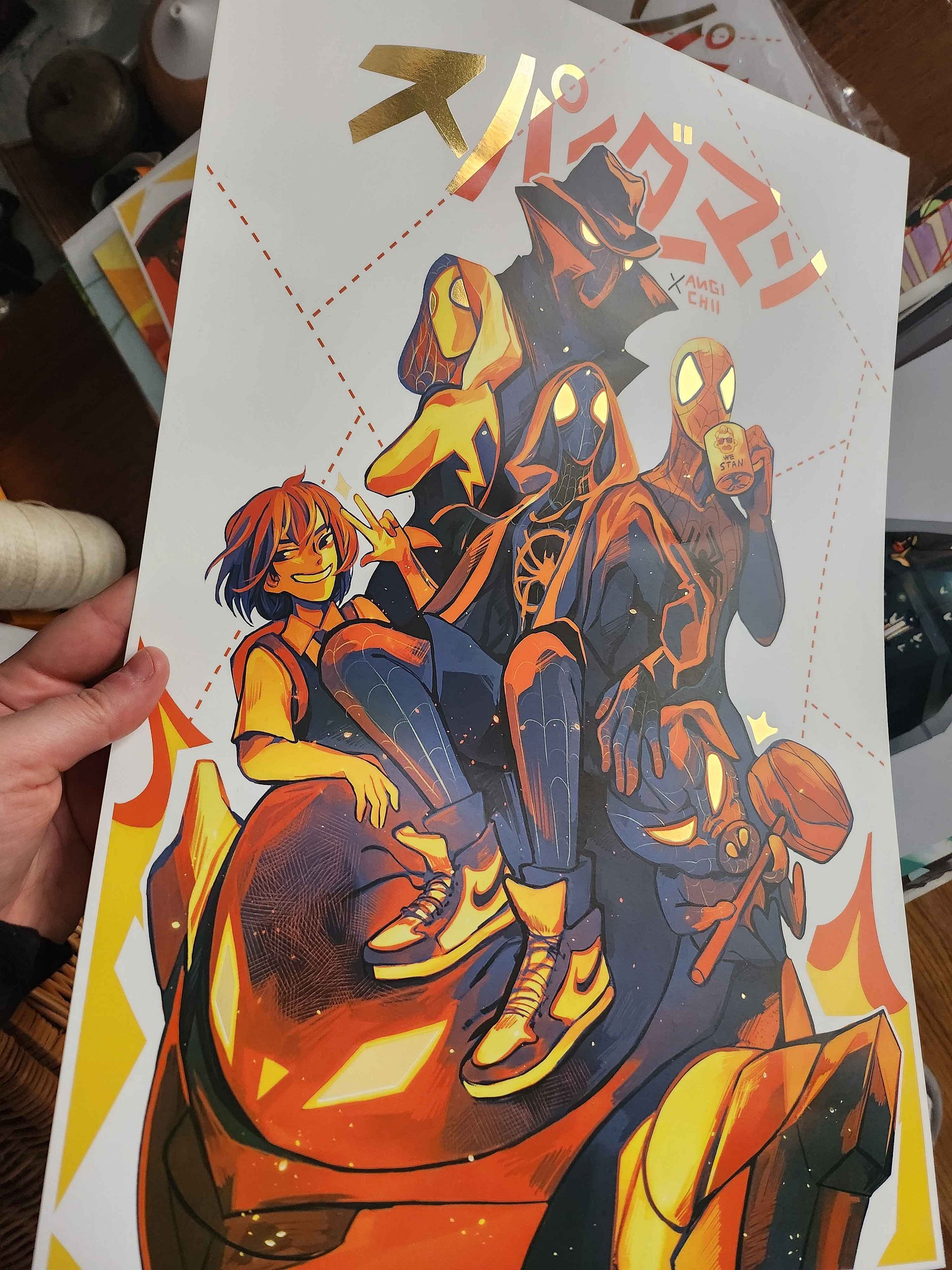 Spiderverse // 2019 Gold Foil Print //⚠️ LAST CHANCE SALE product image (2)