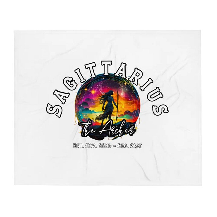 Sagittarius - Zodiac Throw Blanket product image (1)