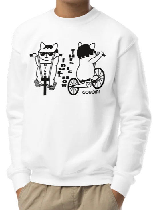 Goromi the Cat (Wild Biker) - Unisex Youth Sweatshirt product image (2)