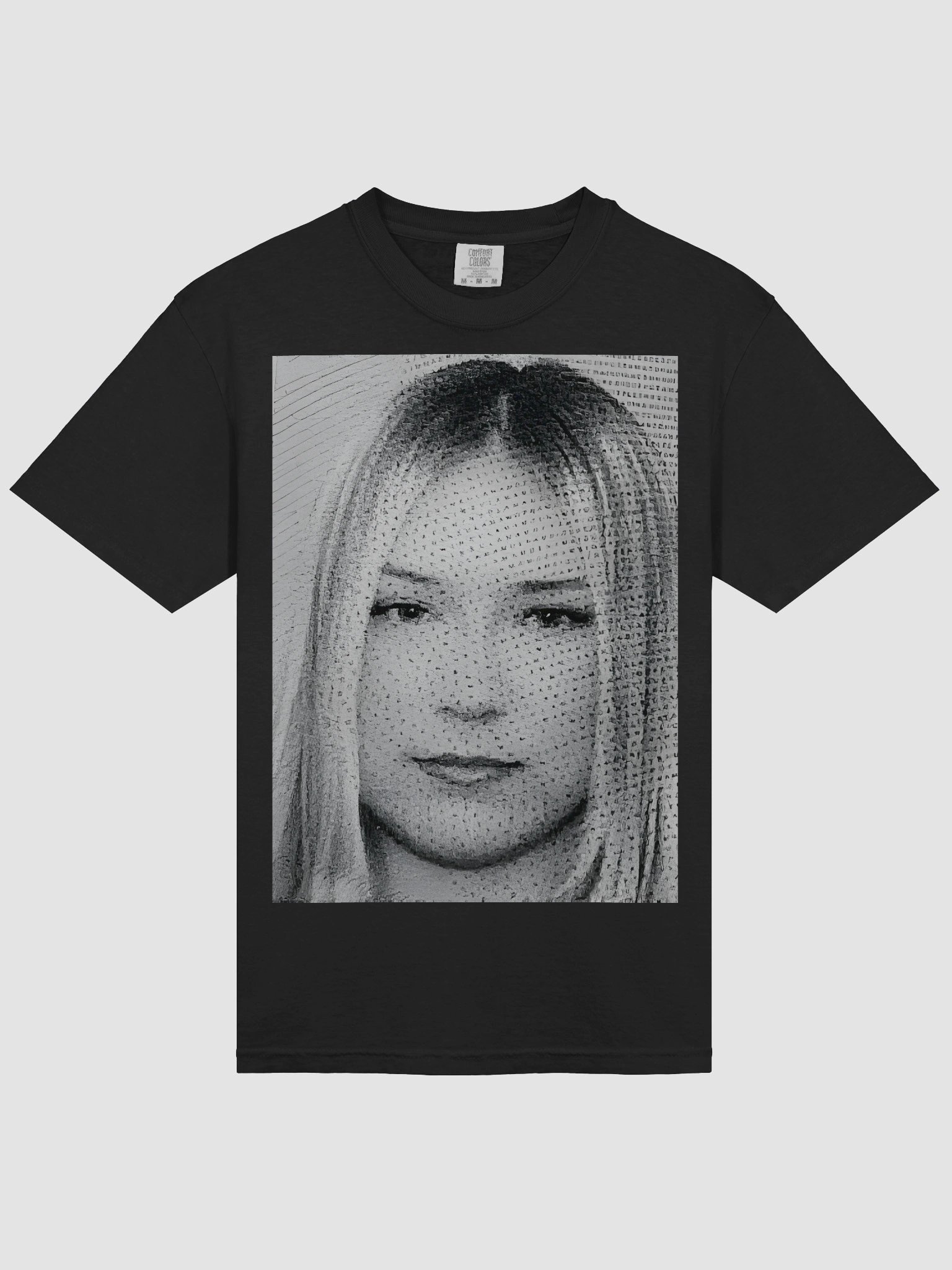 mugshot - blk/wht tee product image (3)
