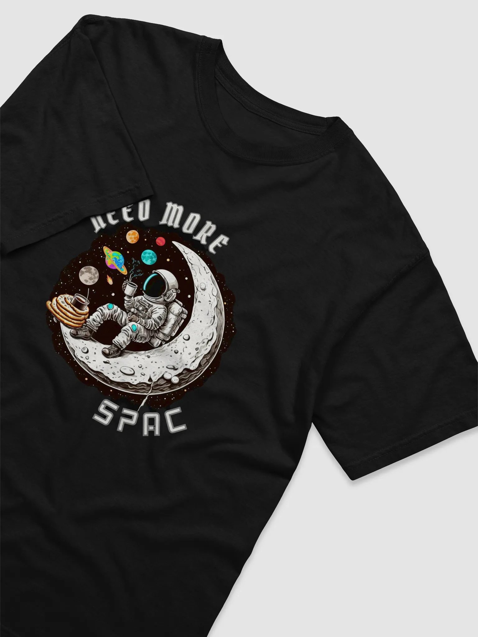 Cosmic Comfort: Astronaut Moon T-Shirt – Soft & Stylish Space-Inspired Tee product image (3)