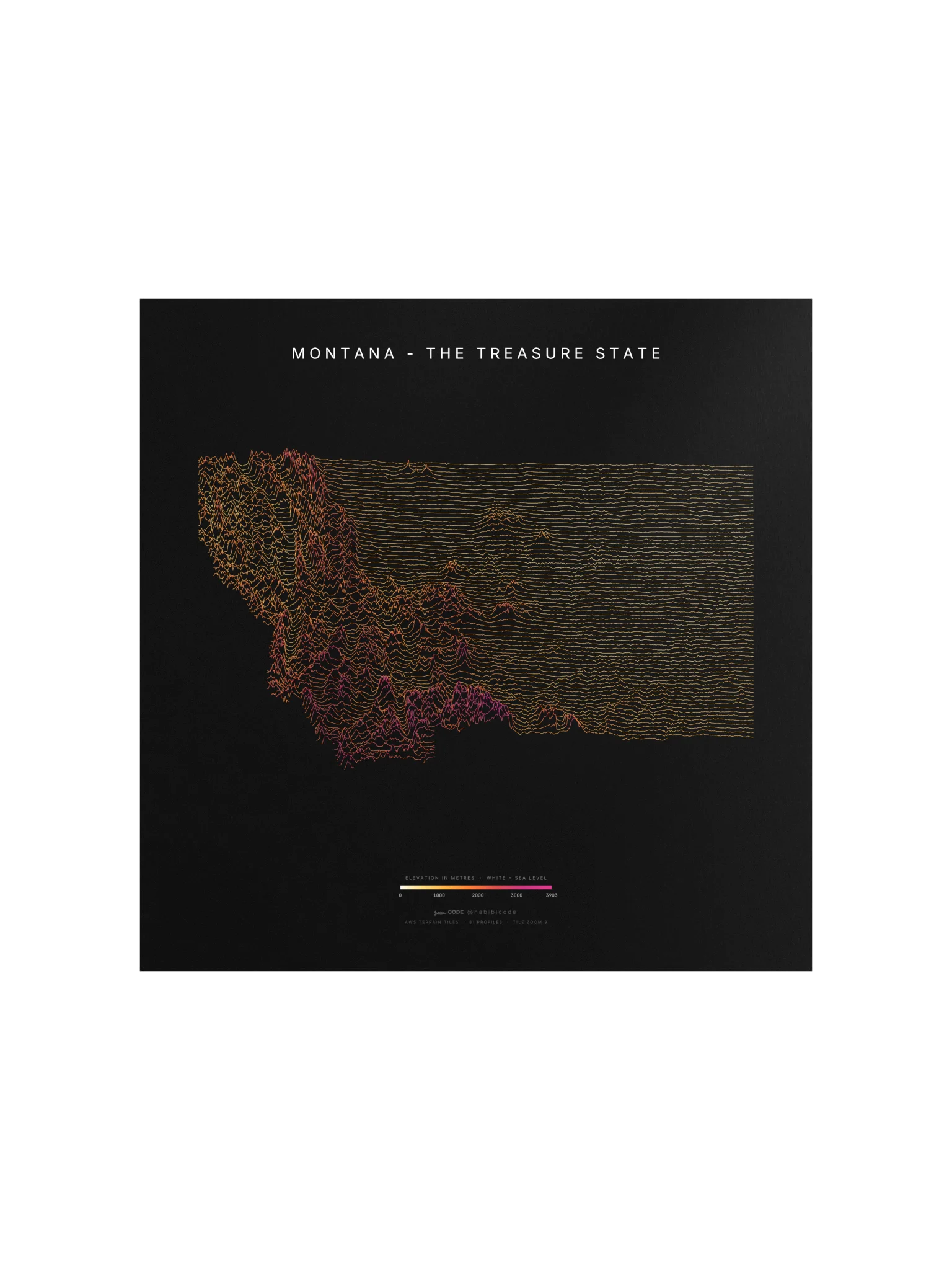 Ridgeline Poster - Montana product image (1)