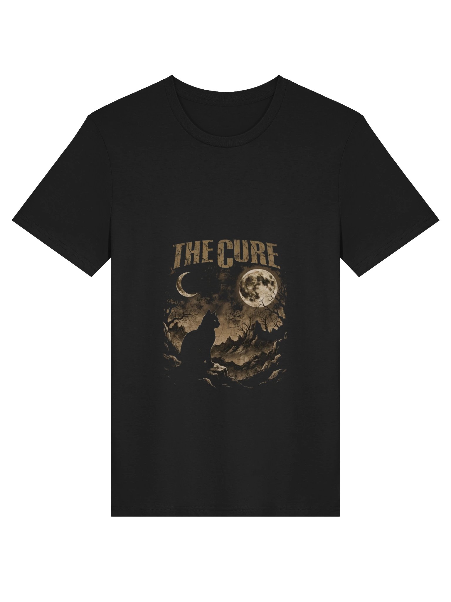 Black cat rocky landscape moons product image (2)