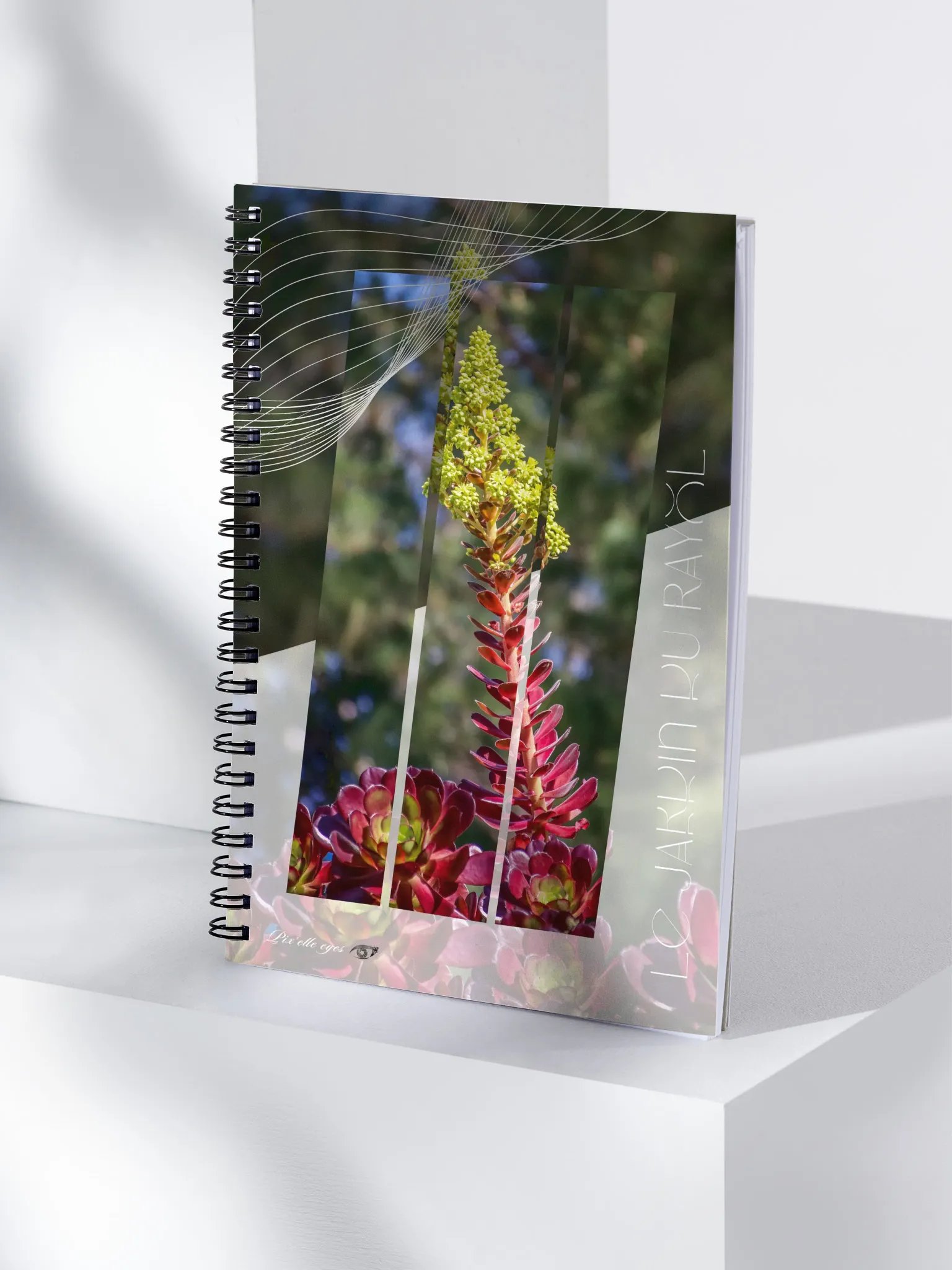GeoGraphik Notebook – Aeonium Pourpre – A5 Format product image (4)
