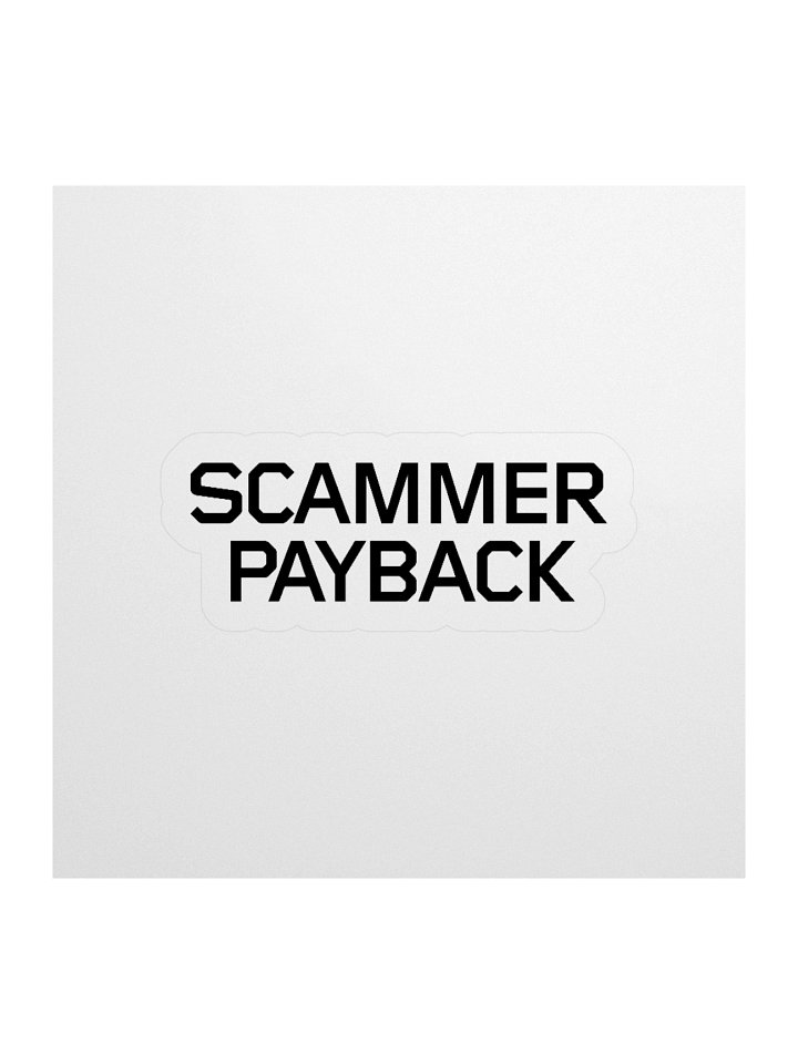 Scammer Payback Sticker