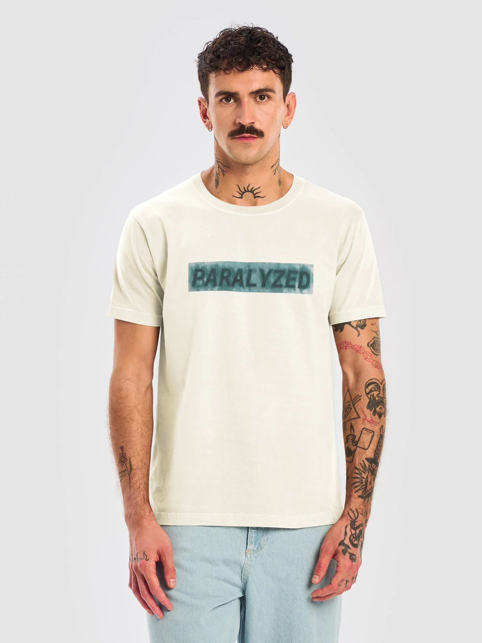 PARALYZED IN BLUE TEE product image (5)