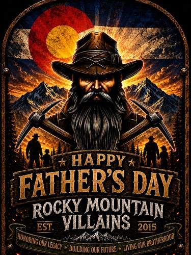 🏔️⚔️𝙷𝙰𝙿𝙿𝚈 𝙵𝙰𝚃𝙷𝙴𝚁𝚂 𝙳𝙰𝚈⚔️🏔️

Not all heroes wear capes—some wear beards.

Happy Father’s Day from Rocky Mountain Villains. Stay...