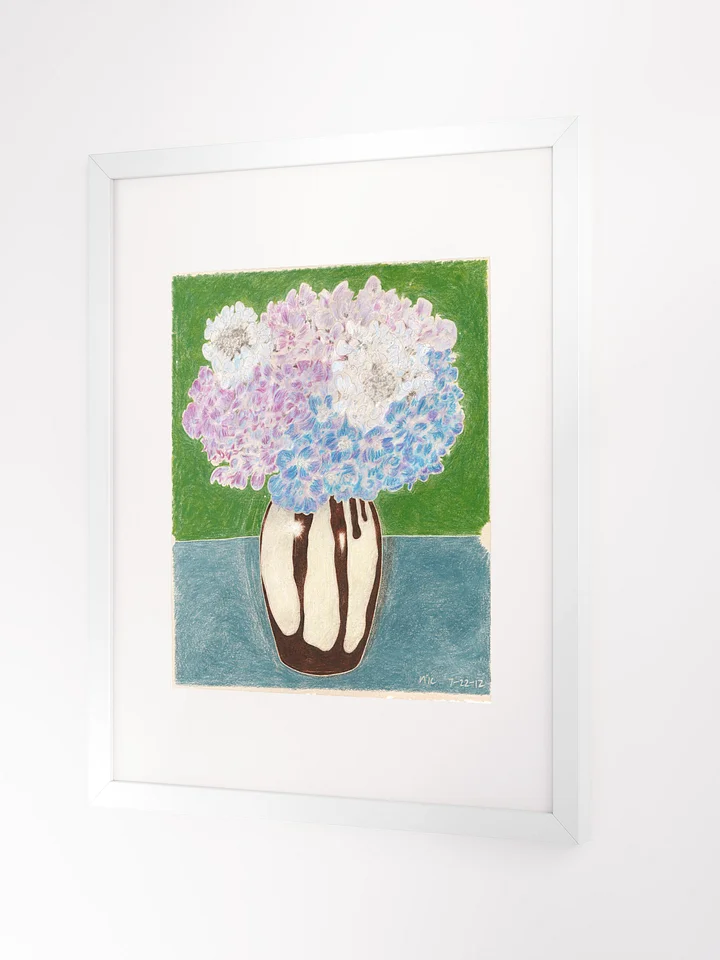 Hydrangeas 07.22.12 print framed product image (5)