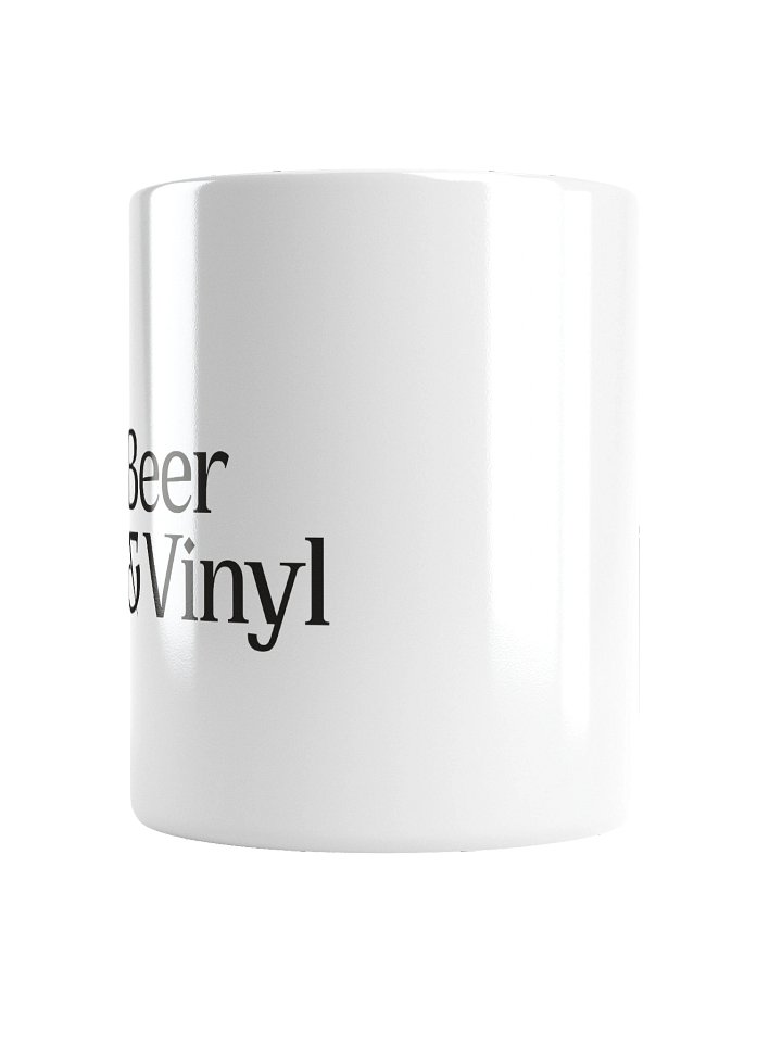 Beer & Vinyl White Mug product image (6)