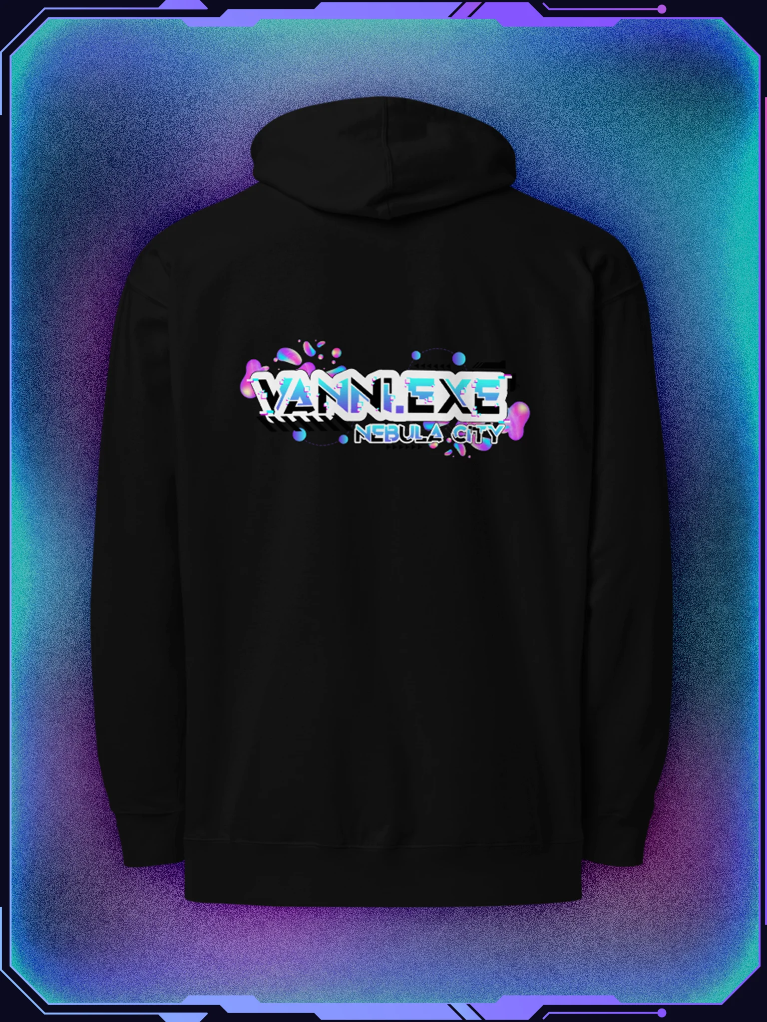 Tech Circuit Triangular Graphic Hoodie product image (1)