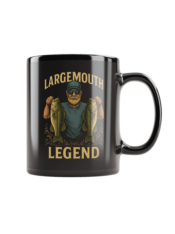 Bass Fishing Coffee Mug – Largemouth Bass Angler Cup for Fishermen product image (1)