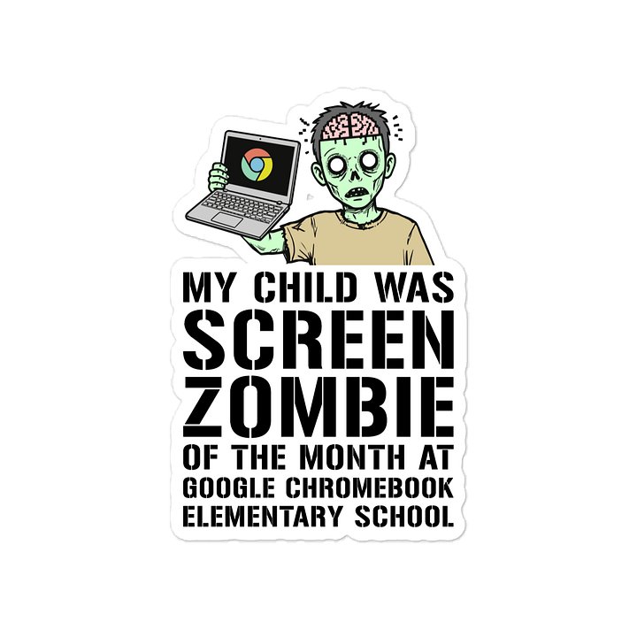Chromebook Screen Zombie Sticker product image (2)