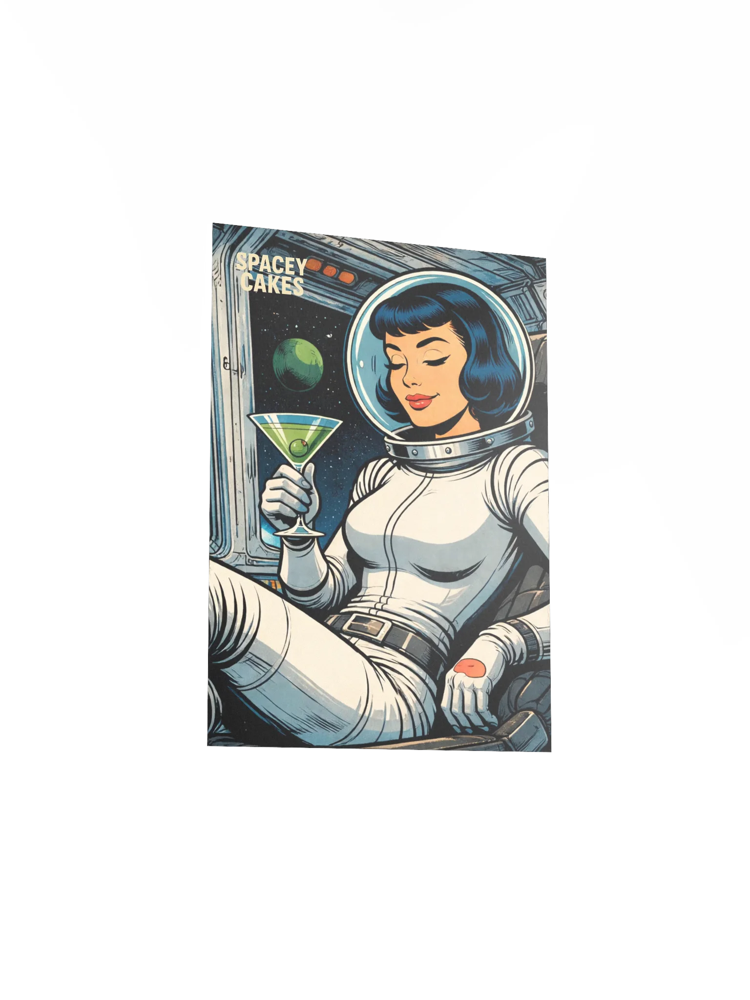 Glenda - Spacey Cakes Space Lounge Art Print product image (14)