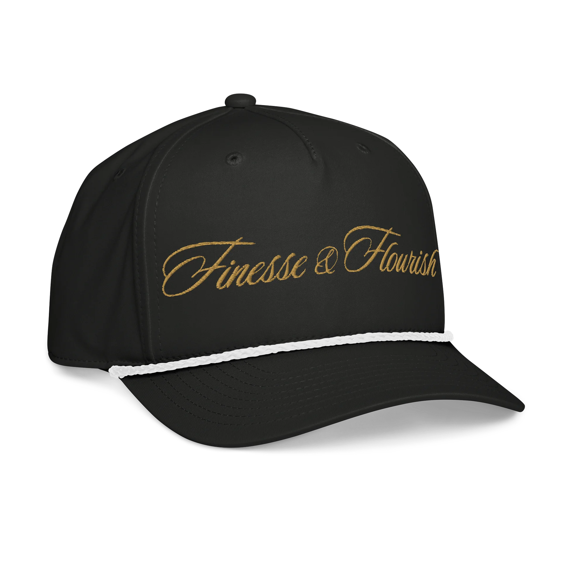 F&F Script Five-Panel Classic Rope Cap (GLD) product image (5)