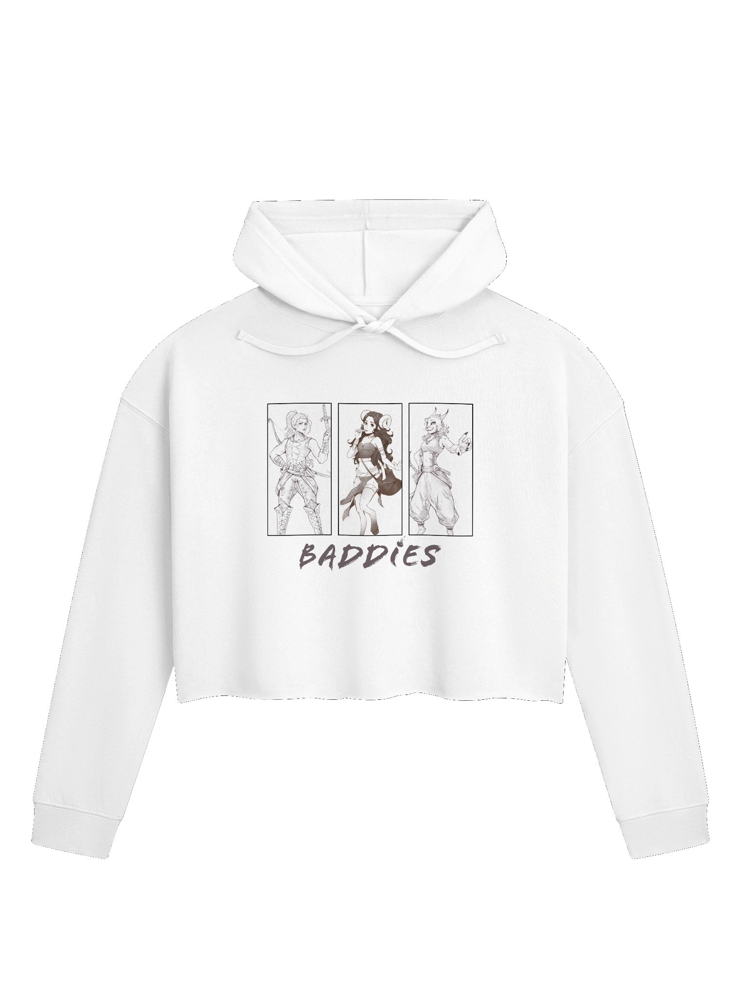 Baddies Crop Hoodie product image (1)