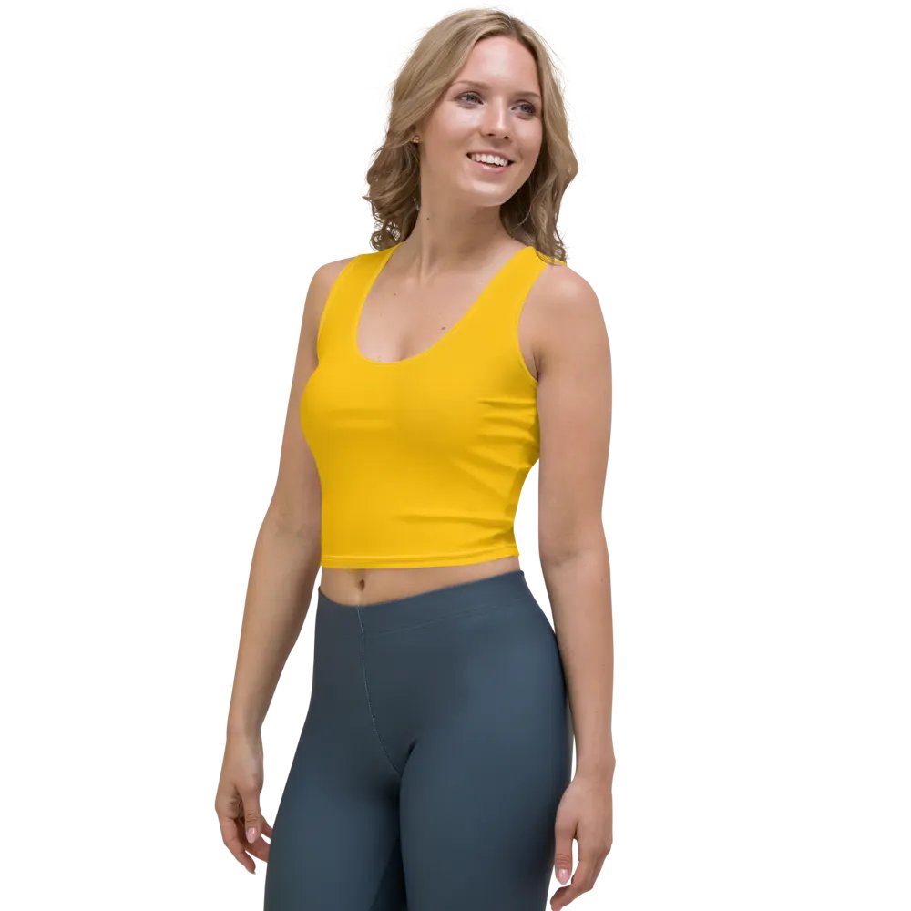 Plain Color Amber Crop Top product image (3)