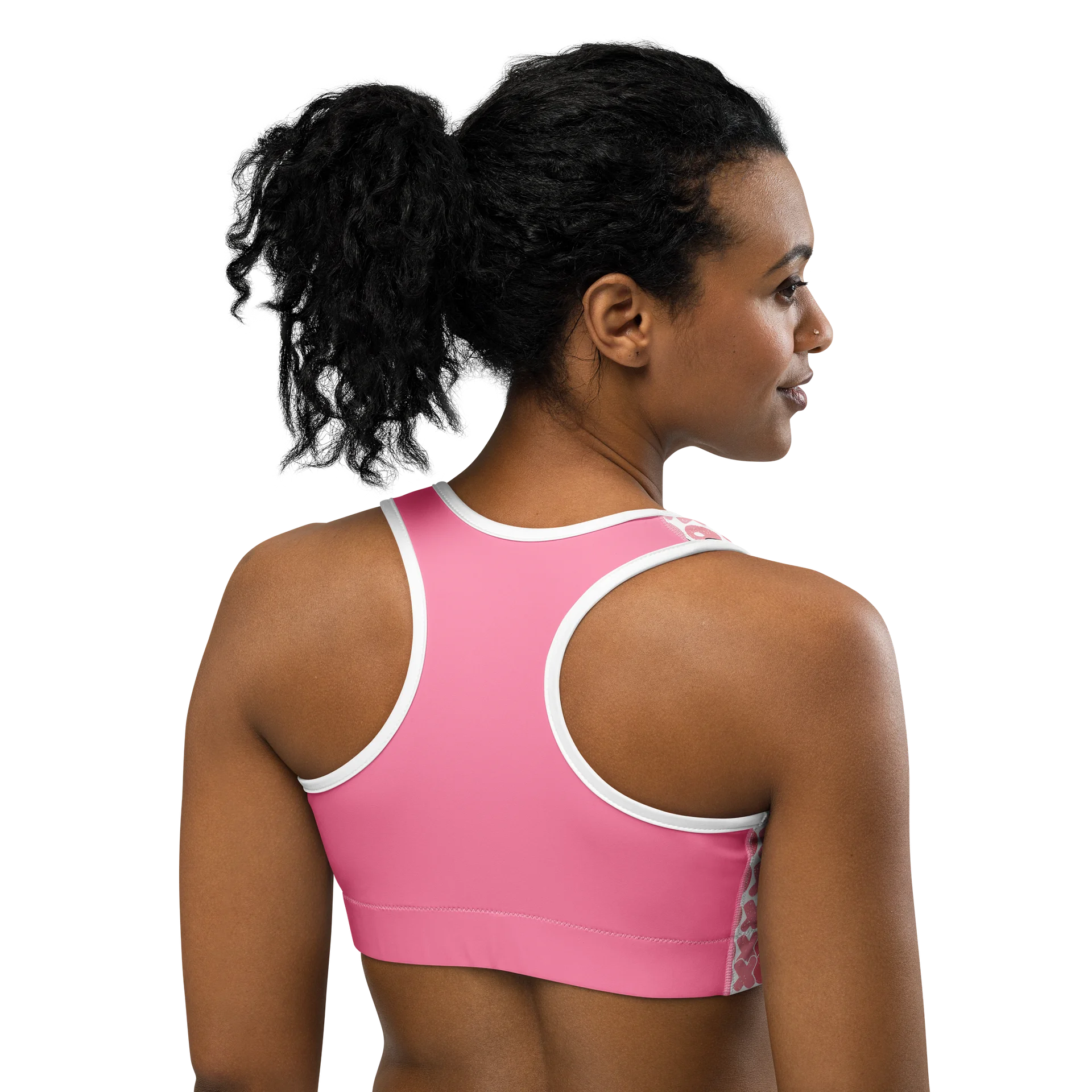 Retro XOXO Hearts All-Over Print Sports Bra product image (4)