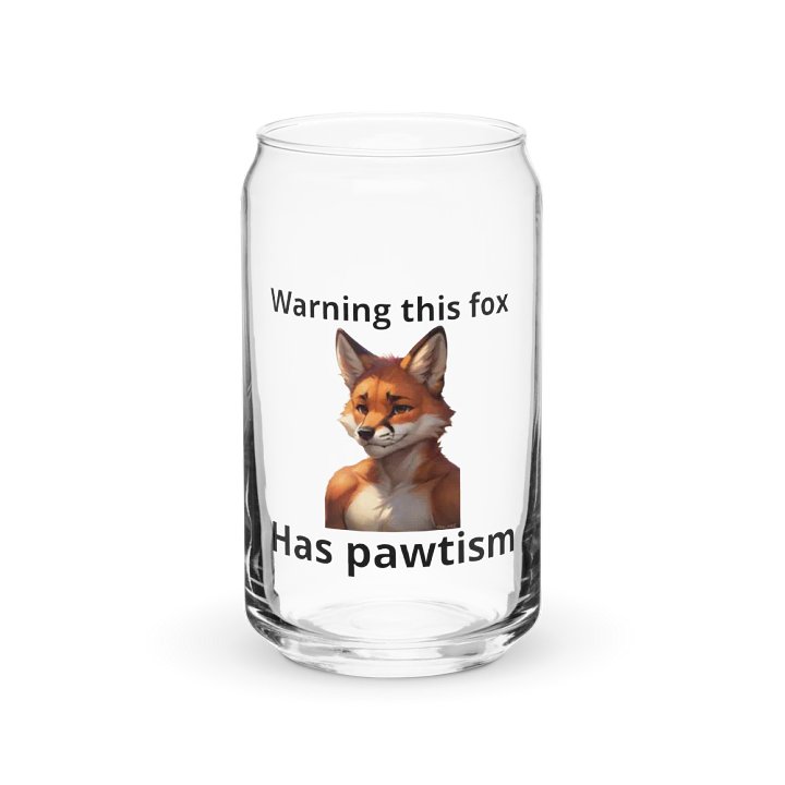 Foxy pawtism glassware product image (2)