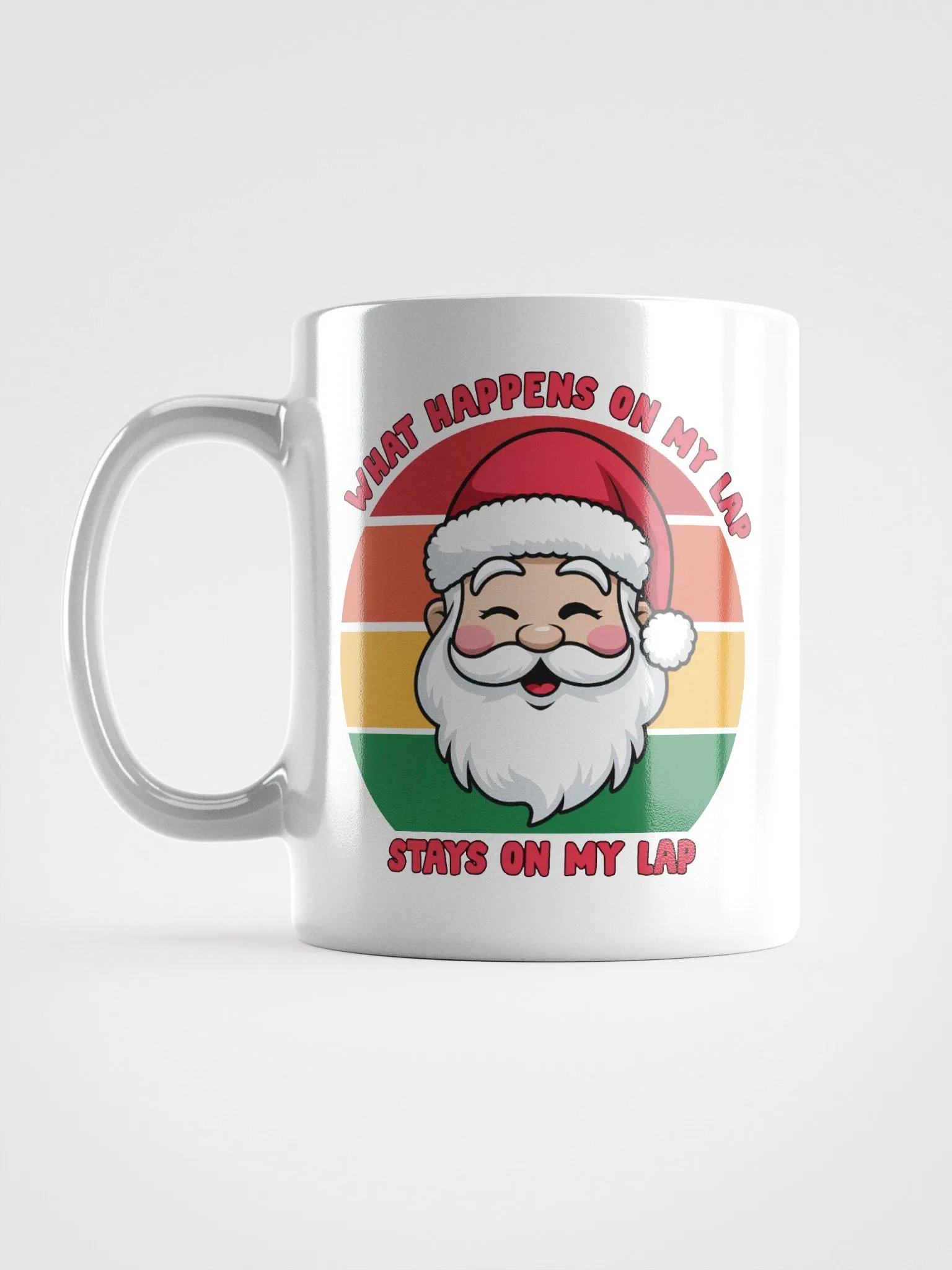 Santa's Lap Retro Mug product image (6)