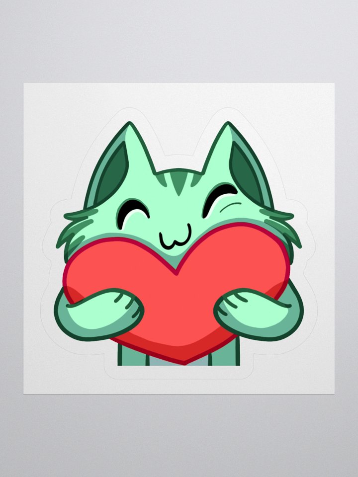 Scrubby Heart Sticker product image (1)