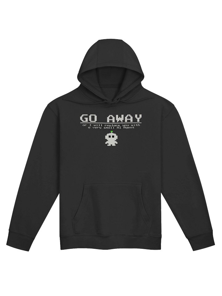 GO AWAY - Minimalist Tech Culture Premium Hoodie product image (1)
