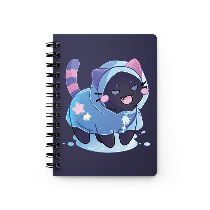 CandiCat Void Cat The Raincoat of Stars 2026 Notebook product image (1)